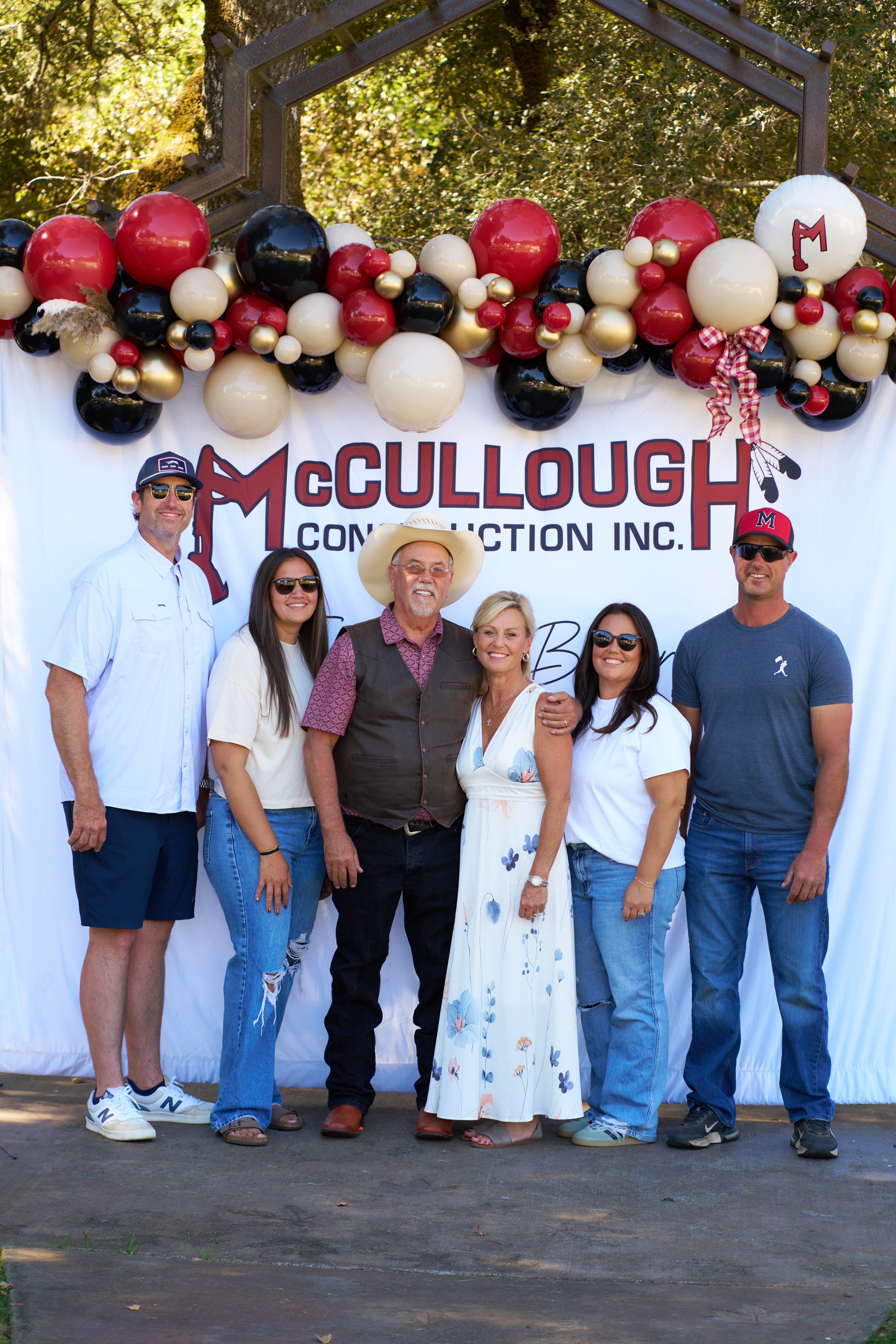 Mccullough Construction banner employee photos