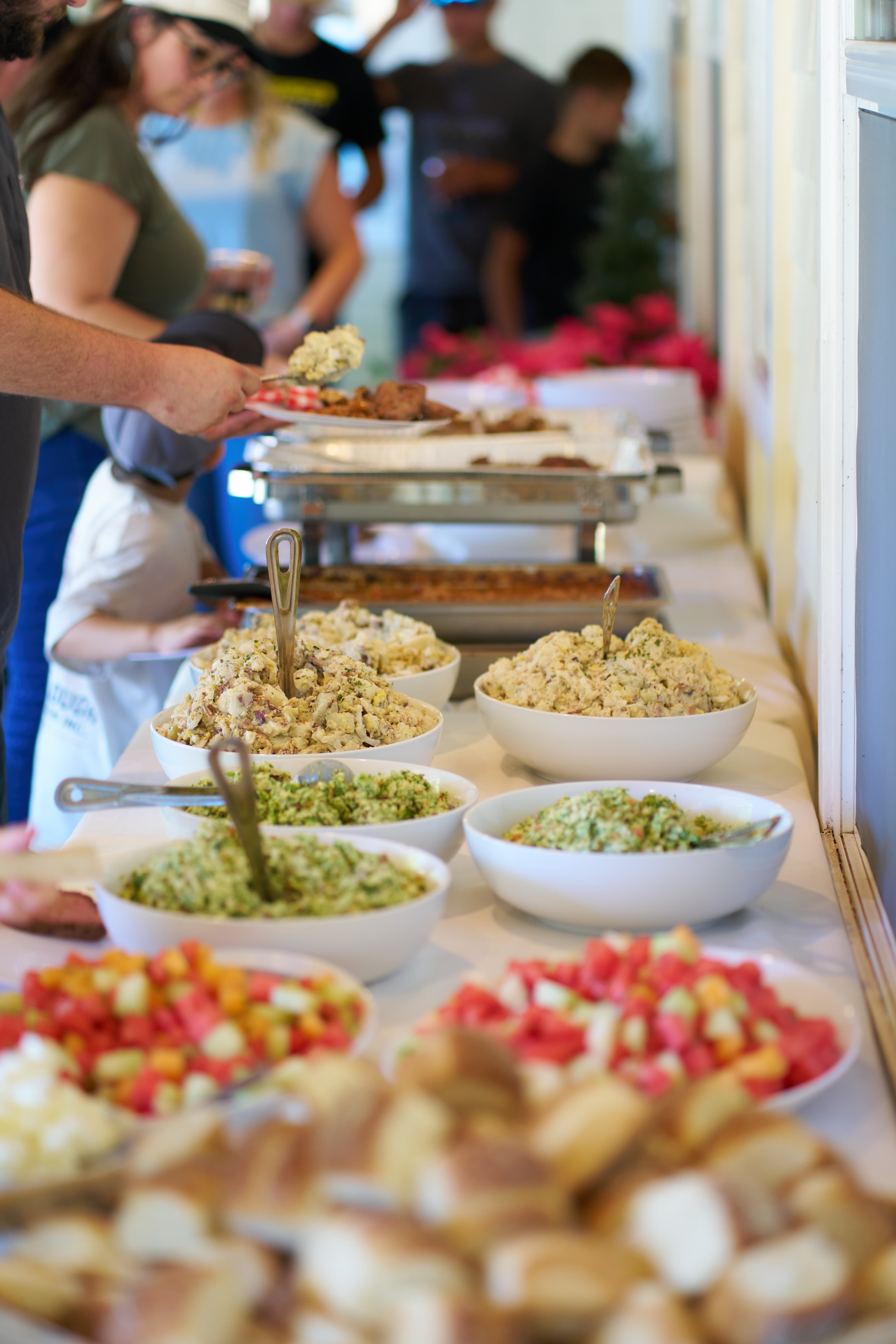 buffet spread