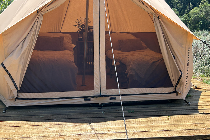 Glamping tent